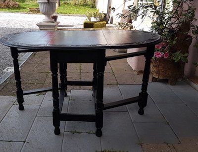 Table Gateleg  époque 19ème En Chêne