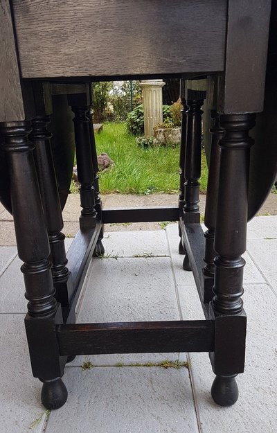 Table Gateleg  époque 19ème En Chêne