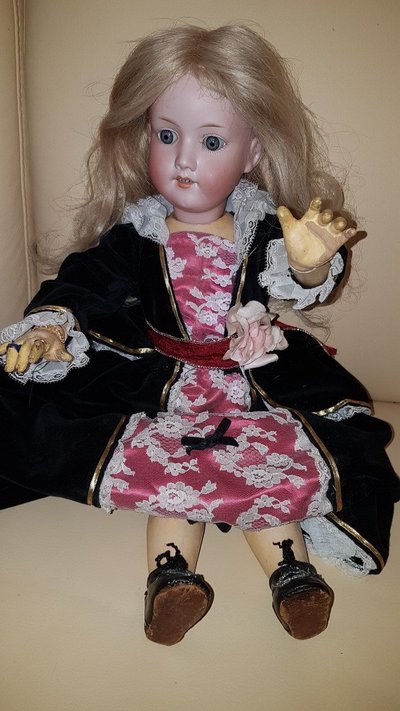 Puppe Kopf Porzellan Armand Marseille