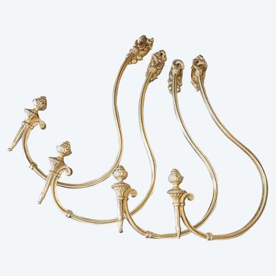 Set Of 4 Embraces - Empire Style - Gilt Bronze - Early 20th century