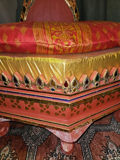 Extraordinaire Trône De Mariage Thaïlandais époque 18ème
