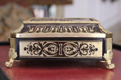 Boulle Marquetry Doucine Box