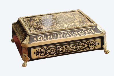 Boulle Marquetry Doucine Box