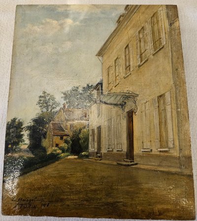 Dipinto impressionista di André Turin 1879 - 1964 - "Le Boisgeloup"