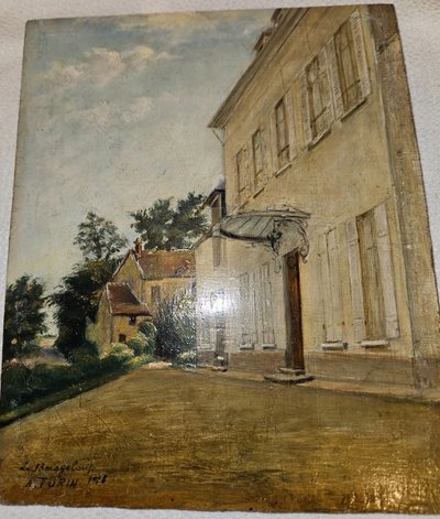 Dipinto impressionista di André Turin 1879 - 1964 - "Le Boisgeloup"