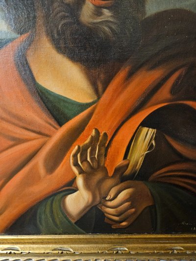 Oil On Canvas Marouflaged On Panel By Max Jambois 19th century period