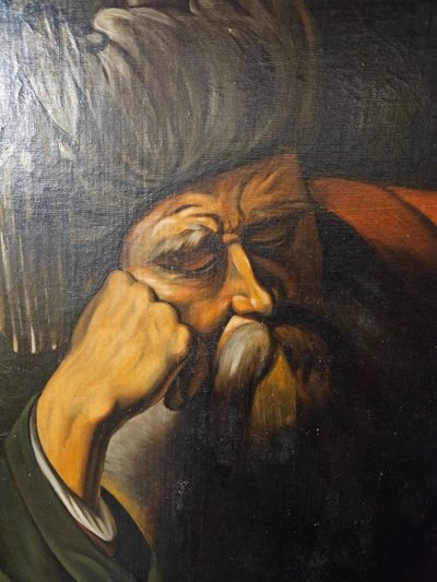 Oil On Canvas Marouflaged On Panel By Max Jambois 19th century period