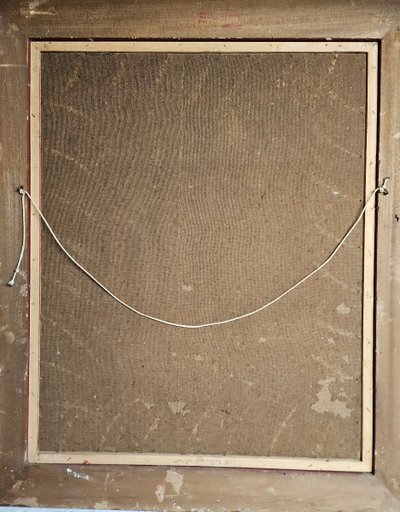 Oil On Canvas Marouflaged On Panel By Max Jambois 19th century period