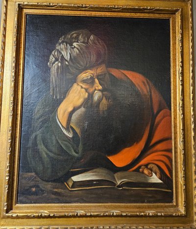 Oil On Canvas Marouflaged On Panel By Max Jambois 19th century period