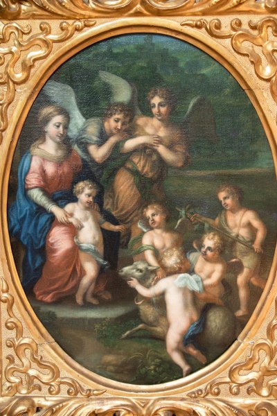 Madonna mit Kind Mit Johannes dem Täufer