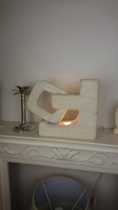 Lampe en pierre de Albert Tormos 