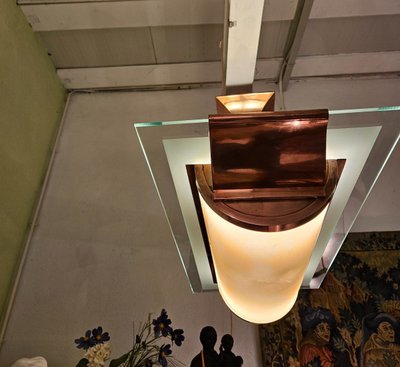 Art Deco EZAN chandelier by designer Henry PETITOT - Year 1930