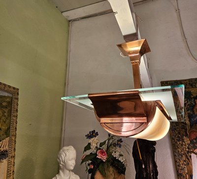 Art Deco EZAN chandelier by designer Henry PETITOT - Year 1930