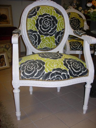 Ensemble De 3 Fauteuils Style Louis XVI - 19ème