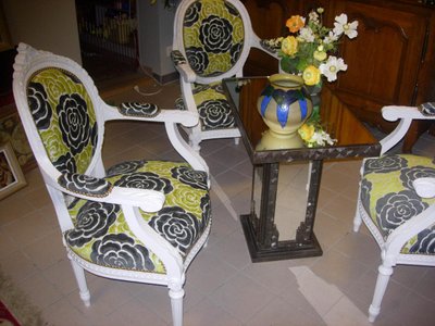 Ensemble De 3 Fauteuils Style Louis XVI - 19ème