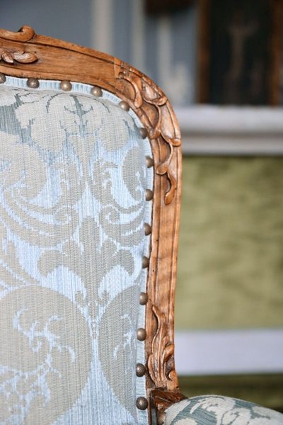 Pair Of Carved And Moulded Beech Armchairs A La Reine