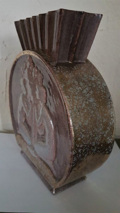 Art Deco Ceramic Vase By Pierre LENOIR (1879 - 1951)