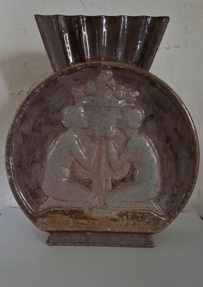 Art Deco Ceramic Vase By Pierre LENOIR (1879 - 1951)