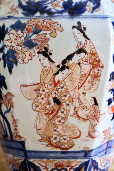 Large Imari Porcelain Vase