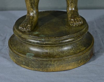Importante bronzo “Il bambino col gallo” da A. Cecioni – fine XIX secolo