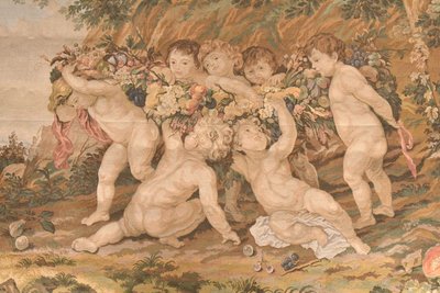Tapisserie "La Guirlande de fruits" d'après la peinture de Pierre Paul Rubens 