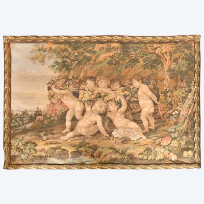 Tapisserie "La Guirlande de fruits" d'après la peinture de Pierre Paul Rubens 