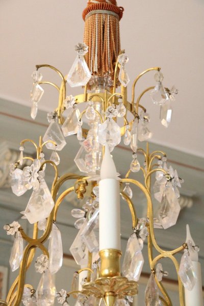 Lampadario in cristallo di rocca