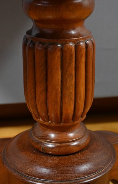 Guéridon à Système en Acajou, époque Louis Philippe – Milieu XIXe