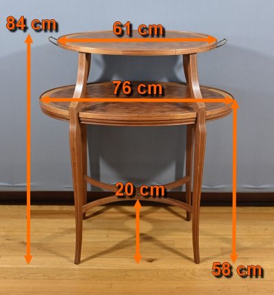 Table à Thé en Acajou – Fin XIXe