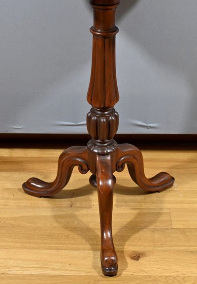 Guéridon Tripode en Acajou, style Louis Philippe – 2ème moitié du XIXe