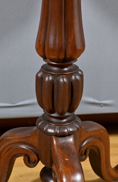 Guéridon Tripode en Acajou, style Louis Philippe – 2ème moitié du XIXe