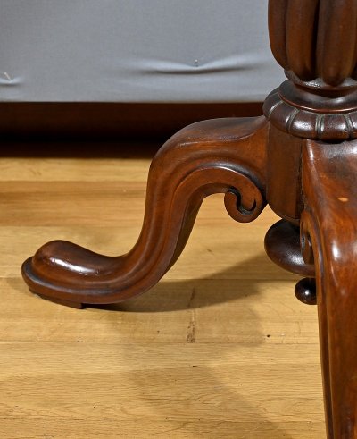 Guéridon Tripode en Acajou, style Louis Philippe – 2ème moitié du XIXe