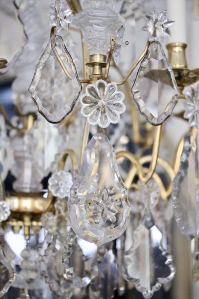 Lustre Cage à Neuf Bras De Lumières