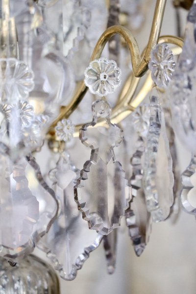 Lustre Cage à Neuf Bras De Lumières