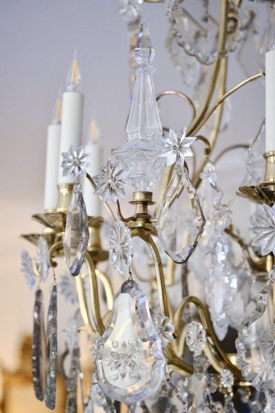 Lustre Cage à Neuf Bras De Lumières