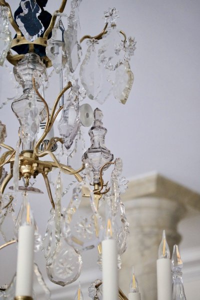Lustre Cage à Neuf Bras De Lumières