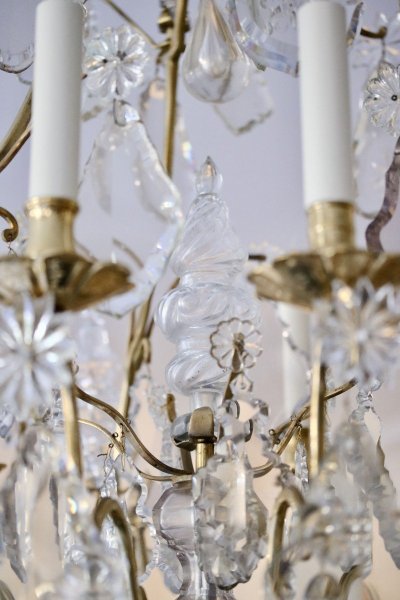 Lustre Cage à Neuf Bras De Lumières