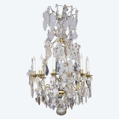 Lustre Cage à Neuf Bras De Lumières