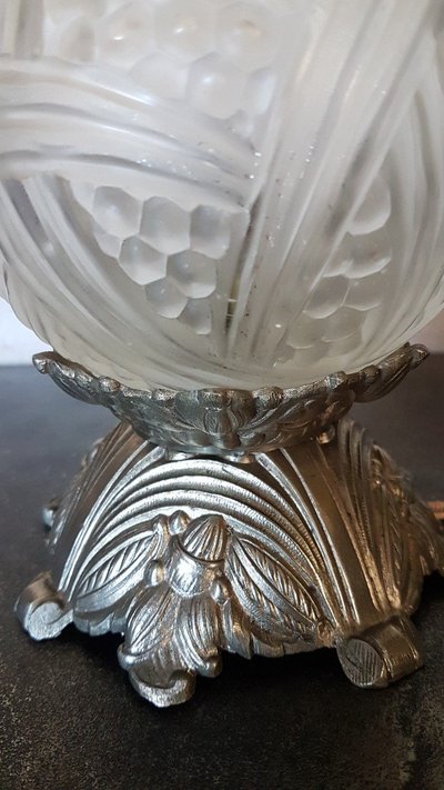 Lampe Art Déco Hettier Et Vincent 1930