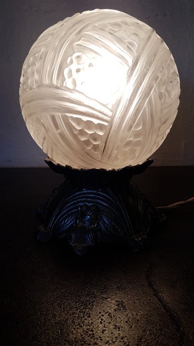 Lampe Art Déco Hettier Et Vincent 1930