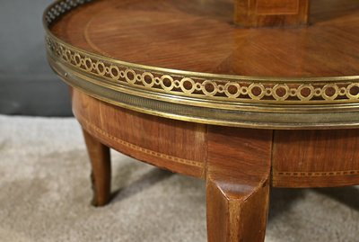 Important Lampadaire en Marqueterie, style Transition Louis XV Louis XVI – 1re partie XXe