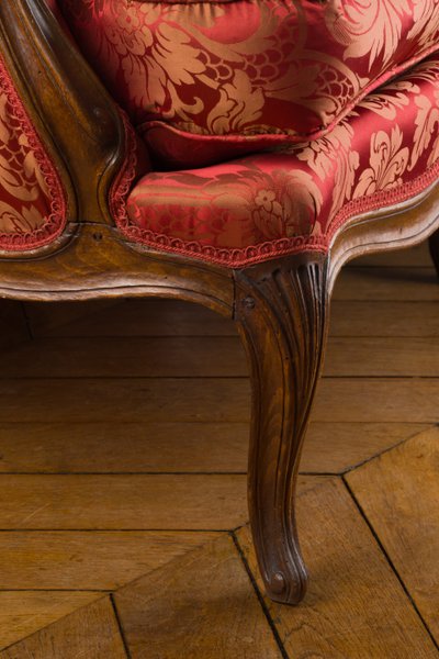 Pair of Louis XV Bergeres à La Reine