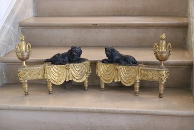 Pair Of Lioness And Lion Butchers
