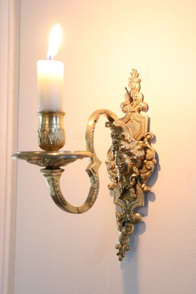 Applique En Bronze Doré époque Louis XIV