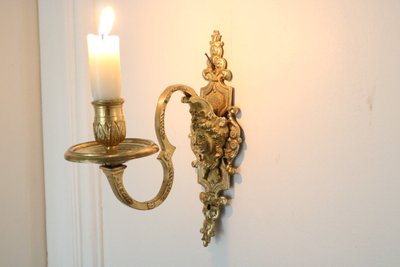 Applique En Bronze Doré époque Louis XIV