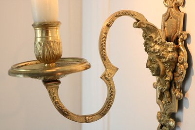 Applique En Bronze Doré époque Louis XIV