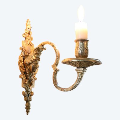 Applique En Bronze Doré époque Louis XIV