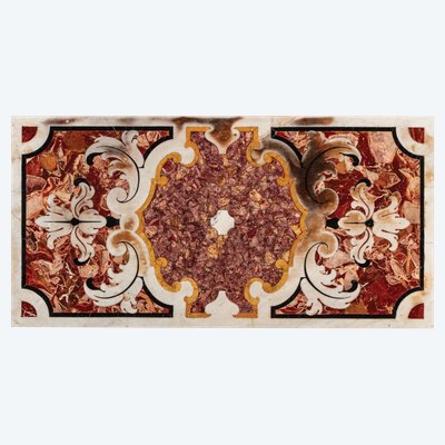 Panneau En Marqueterie De Marbre