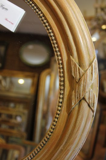 Oval mirror Louis XVI style 59 X 55 CM
