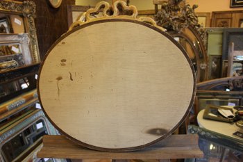 Oval mirror Louis XVI style 59 X 55 CM